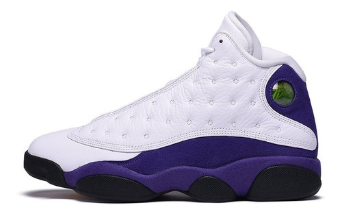 jordan blanco con morado