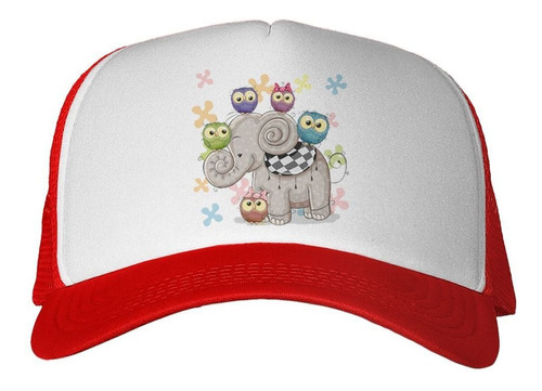 Gorra Owl Buho Lechuza Elefante Dibujo Art