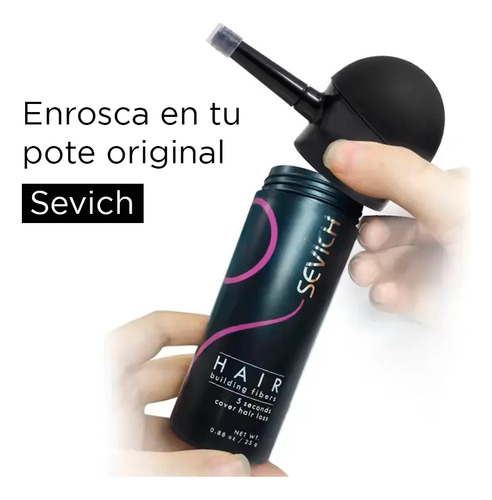 Sevich Fibras Capilares + Aplicador Pulverizador
