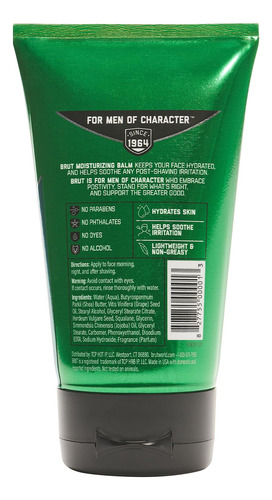 Bálsamo Hidratante Brut Soothing Men Face 100 Ml Para Despué