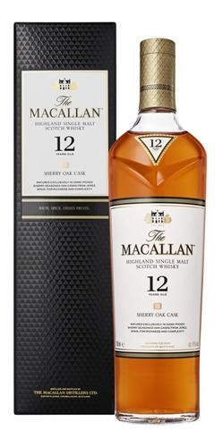 Whisky The Macallan 12 Años Sherry Oak Cask 700ml Estuche