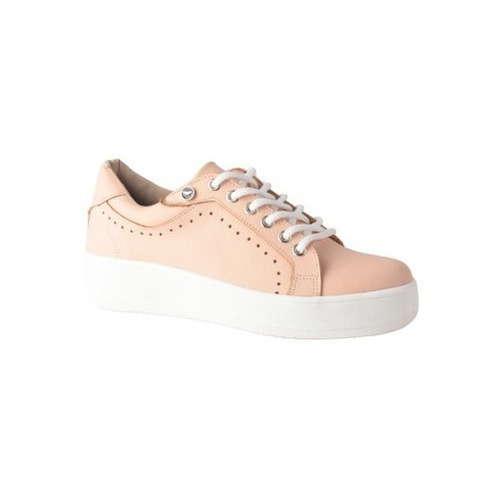 Imagen 2 de 9 de Zapatillas Zapatos De Cuero De Mujer Mavis - Ferraro