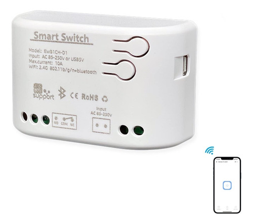 Ewnice Wifi Modulo Interruptor Inteligente Diy 5v 85-250v