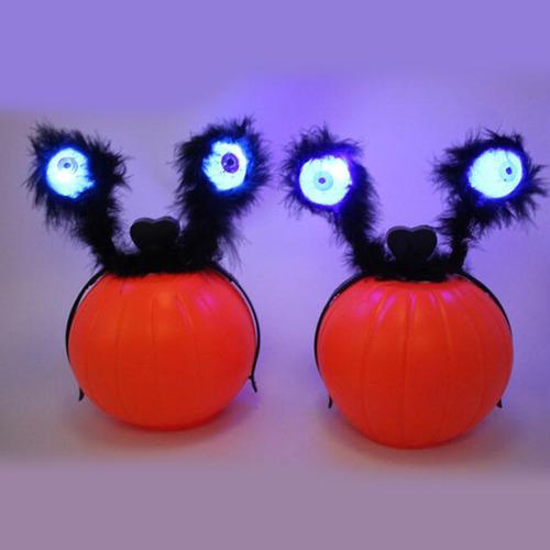 Faixa De Cabelo Luminosa De Halloween, 3 Peças De Cor Aleató
