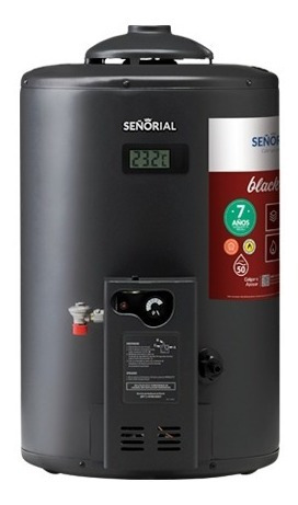 Termotanque Señorial 50 L Black Doble Conexion  Multigas