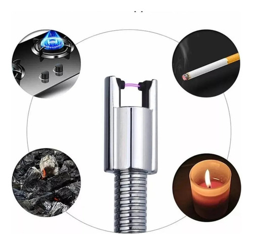 Encendedor Eléctrico Chispero Recargable Usb Flexible Cocina