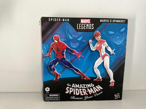 Marvel Legends Spiderman Y Spinneret Nuevo