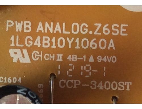 Tarjeta Tuner A/v Sanyo 1lg4b10y1060a Z6sf Dp39842 P39842-00 (Usado)