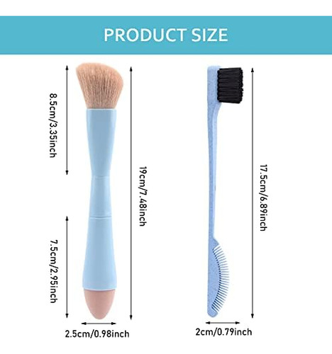 Juego De Brochas De Maquillaje 4 En 1, Brocha De Maquillaje