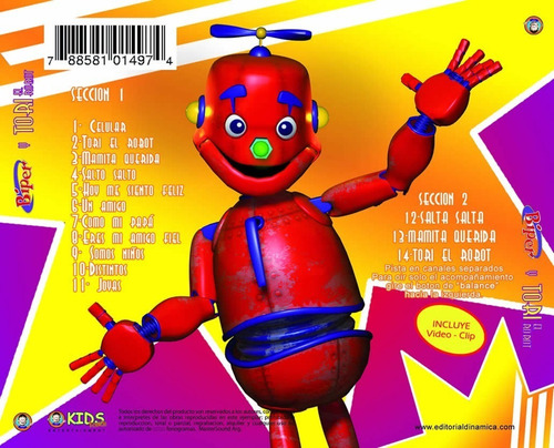 Biper Y Tori El Robot - Cd Cristiano