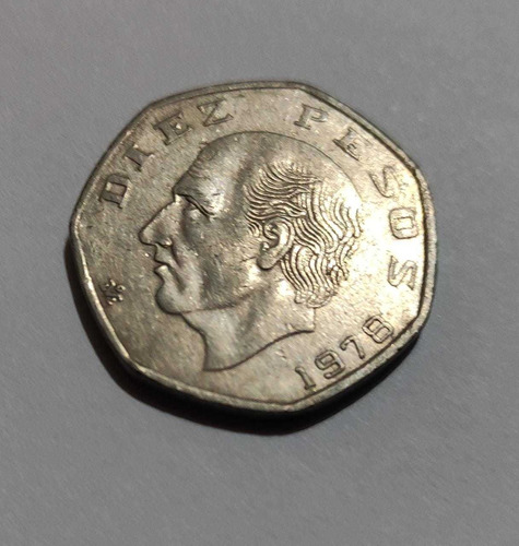 Lote De 4 Monedas De 10 Pesos De 1978 A 1981