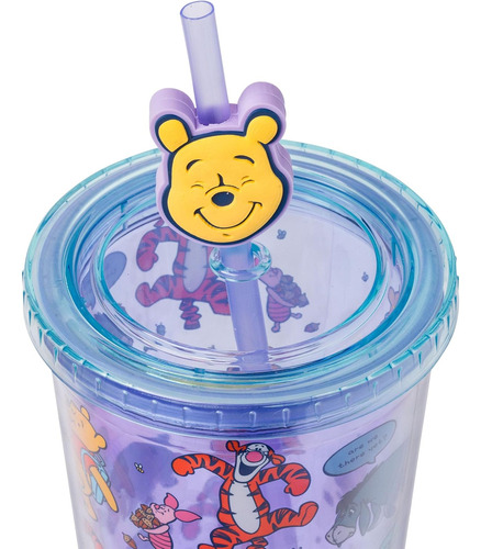 Vaso Frío Silver Buffalo Winnie The Pooh Con Tigger Y Eeyore