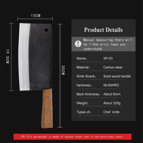 Dengjia 7.6-inch Blade Ultra-sharp Composite High Carbon ...