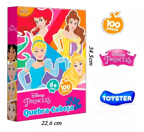 Quebra-Cabeça Princesas 100 Peças 8007 Toyster - Quebra Cabeça