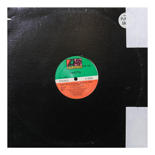 Sinitta - Right Back Where We Started From | 12'' Maxi Singl