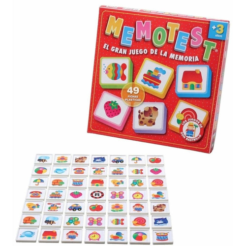 Imagen 4 de 8 de Juego de mesa Memotest Infantil Ruibal H418