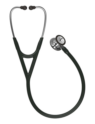 Estetoscopio Littmann Cardiology Iv 6177 negro con espejo de 3 m