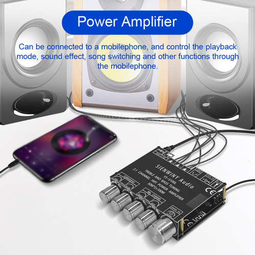 Sistema De Audio Inalámbrico, Placa Amplificadora De Subwoof