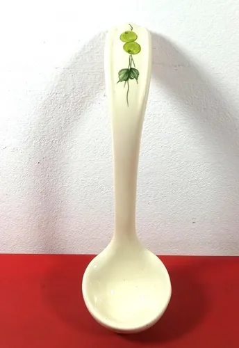 Cucharon Antiguo Loza Francesa Les Potiers Vajilla