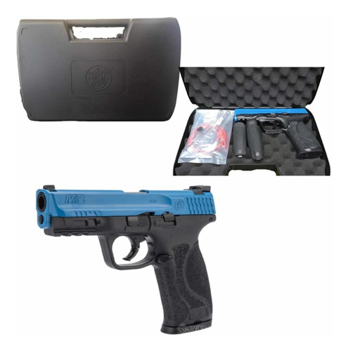 T4e Smith And Wesson Mp9 M2.0 .43 Azul Blowbaack Xchws C