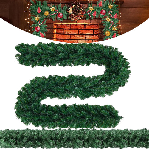 2pcs Guirnaldas Navideñas Decorativas, 5.4m Guirnalda