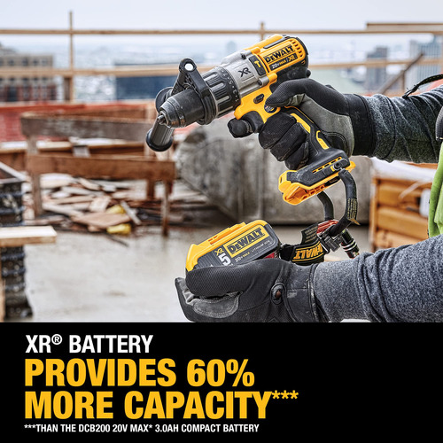 Martillo Perforador Dewalt Dcd996p2, 20 V Max Xr, Sin Escobi