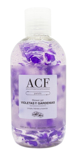 Acf Petals Shower Gel Ducha Hidratante Vegano Violetas 250ml