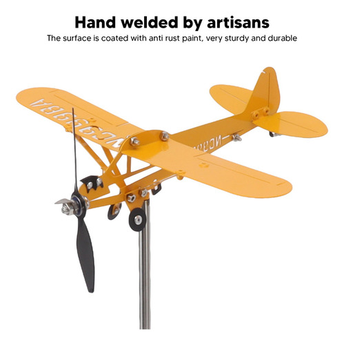 Veleta Piper J3 Cub Airplane 3d De Metal