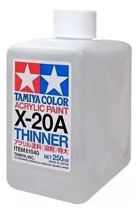 Diluente Para Tinta Acrílica X-20a 250ml Tamiya 81040