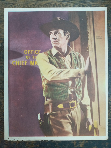 Henry Fonda * Poster Canal Tv * 1960 *