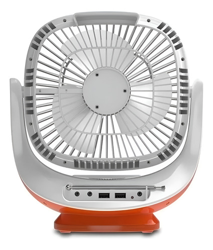 Ventilador Solar Recargable Con Parlante 8 Inch Easy Power