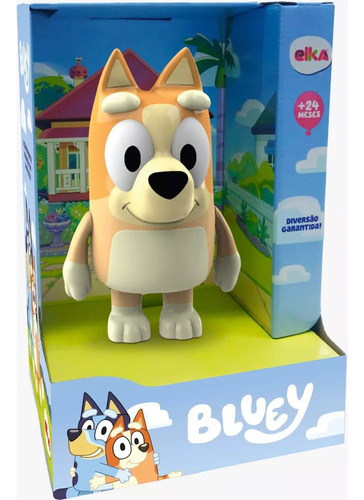 Boneco Bingo Desenho Cãozinho Bluey 20 Cm Elka - 1250