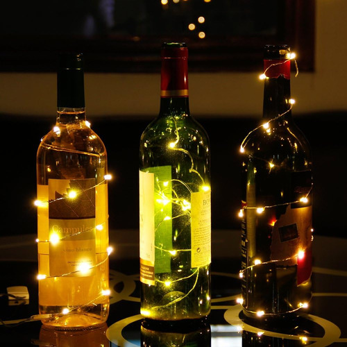 Cylapex 6 Paquetes De Luces De Hadas Con Pilas, 20 Led En...