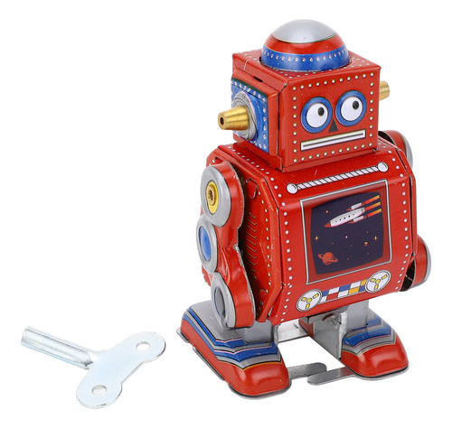 Robot De Juguete Mecánico Con Forma De Cuerda, Hecho A Mano,