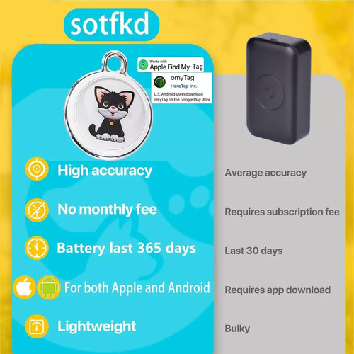 Cat Tracker, Collar Para Gatos Airtag, Rastreador De Mascota