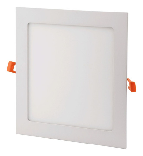 Panel Led 12w Embutido Cuadrado 3 Temperaturas En 1