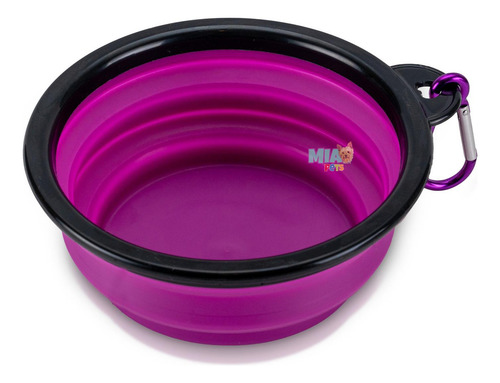 Plato Plegable P/viaje Para Perros.