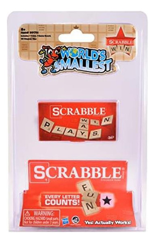 Juego De Mesa Worlds Smallest Pictionary Scrabble