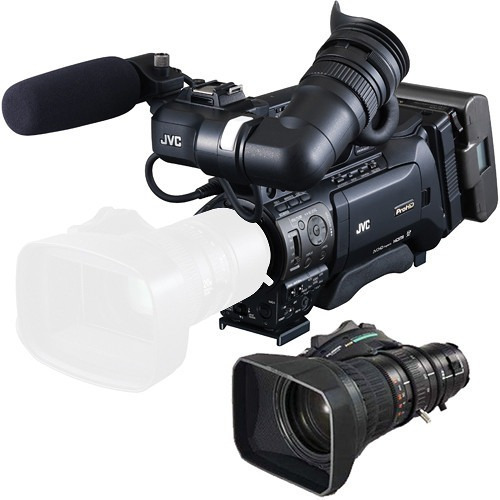 Jvc Gy-hm850 Prohd Shoulder Mount Camcorder With Fujinon Xt1