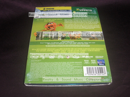 Muppets 2 Los Mas Buscados Pelicula Blu Ray Y Dvd 2 Discos (Usado)