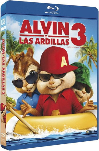 Alvin Y Las Ardillas 3 Pelicula Blu-ray Original