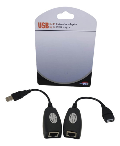 Extensión Usb A Rj45 Utp Ethernet Adaptador Lan 50 Metros