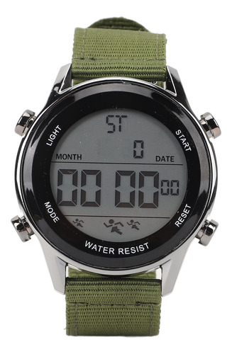 Reloj Digital De Doble Zona Horaria Para Hombre, Deportivo,