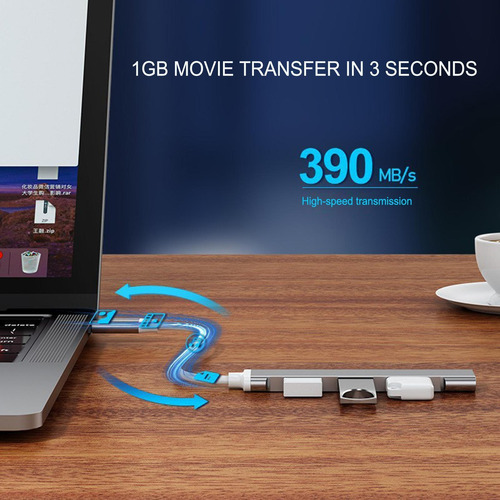 Usb Hub Usb Hub Para Laptop Divisor De 4 Puertos Portátil Tr