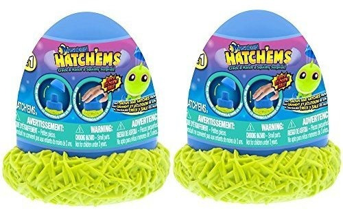 Conjunto De 2 Mashems Hatchems Figuras - Crack Y Hatch Un Bl