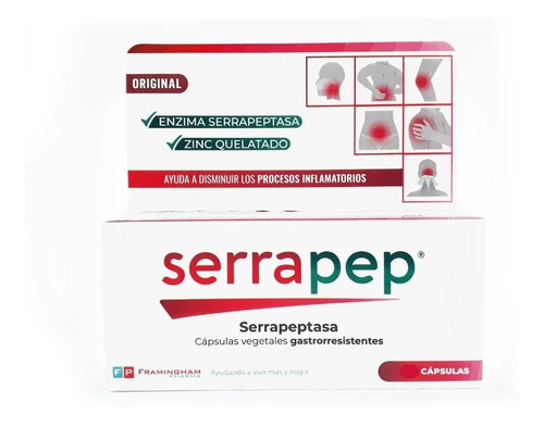 Serrapep- Serrapeptasa - Purificada X 30 Cápsulas ¡oferta!
