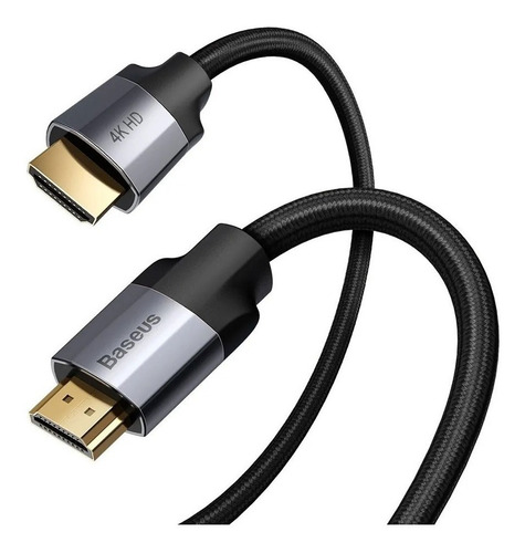Imagen 2 de 9 de Cable Hdmi A Hdmi Macho 3m Baseus 4k Hd /2.0/ 18gbps Premium