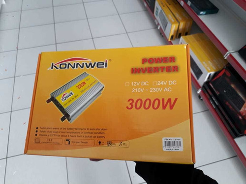 Inversor Konnwei Power Inverter Automotivo 3000w 12v-200v