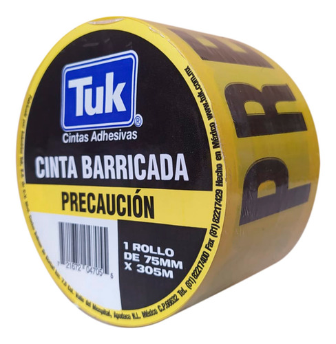 Cinta Barricada Precaucion Delimitante 305mts Tuk