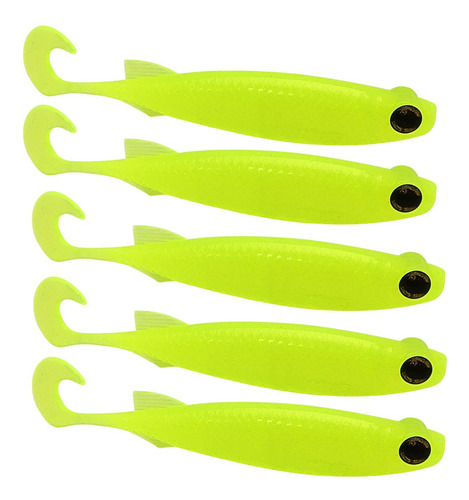 Isca Artificial Monster 3x E-shad 9cm 5 Unidades Cor Mellow